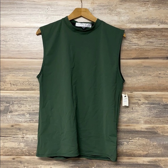 Catherine Coatney Other - Catherine Coatney Men's Sleeveless Green Lycra Top NWT G7